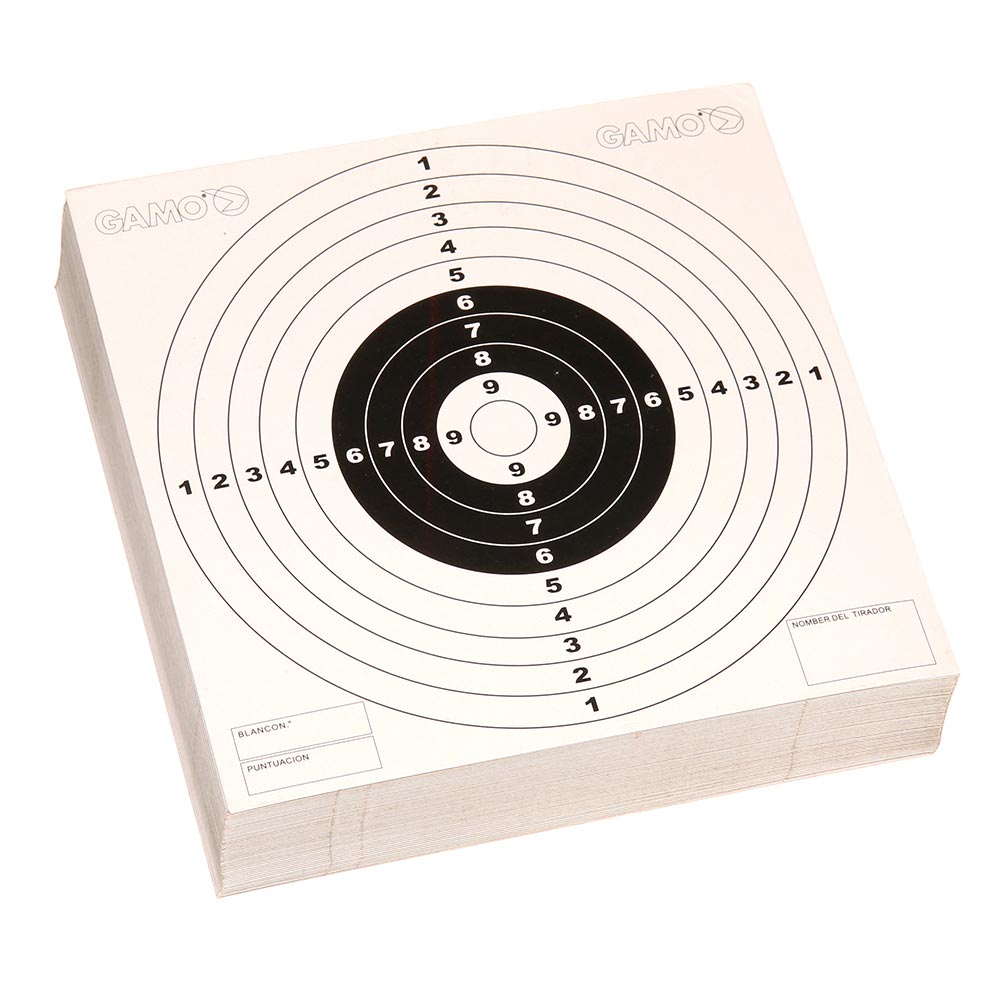 Gamo Paper Bullseye Targets 100 Pack 621210654 for sale online 