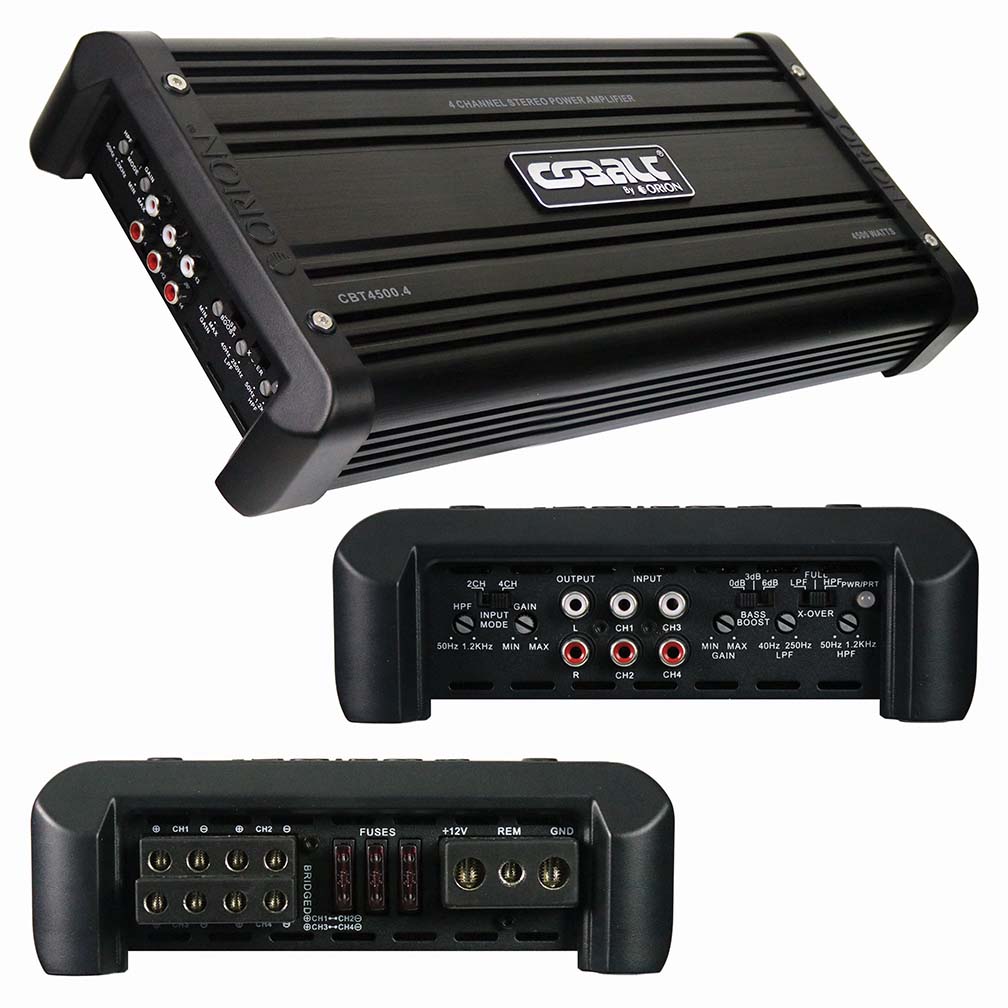 Orion 4 Channel Amplifier, 2250W RMS/4500W MAX The Wholesale House