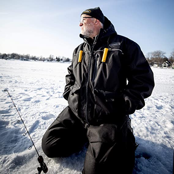 Frabill Ice Hunter Bib – Heavy Duty Insulated Ice Fishing Bibs (X-Large) –  The Wholesale House